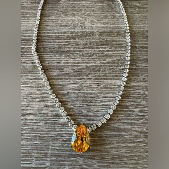 Tennis necklace A944 - Picture 3 of 5